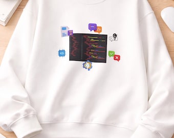Coder Humor Sweatshirt, IT Geek Bekleidung, Tech Liebhaber Geschenk