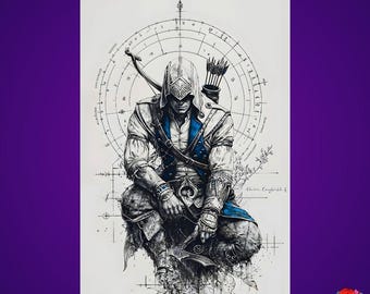 Assassin’s Creed Metal Poster - Gaming Wall Art