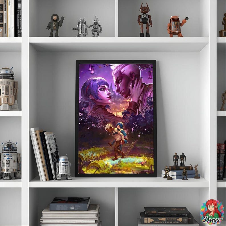 Powder & Ekko - Arcane League of Legends Metal Poster - Lamina in ...