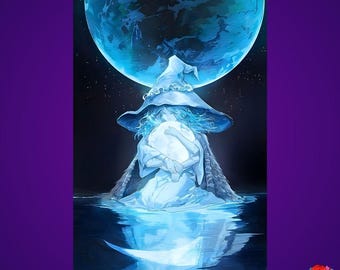 Ranni the Witch Metal Poster - Elden Ring Gaming Wall Art