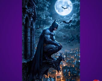 Batman Metal Poster - DC Comics Wall Art