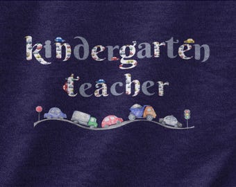 Kindergarten Teacher Tshirt, teacher tee, first day of school, back to school, kindergarten teacher