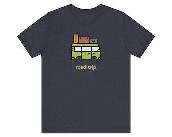 Camiseta unisex para viajes por carretera, camiseta de aventura, camiseta de viaje, ropa de vacaciones, equipo para exteriores, ropa divertida de verano