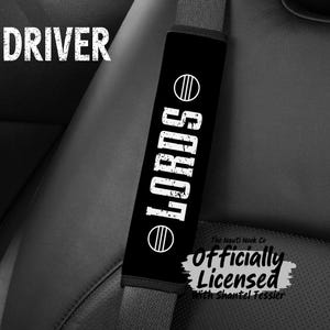 Officially Licensed LORDS Seatbelt Cover, Lords Series By Shantel Tessier, Dark Romance Shoulder Strap Cover