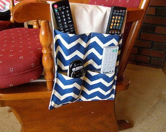 Stay Put Pouch Remote Control Caddy Navy