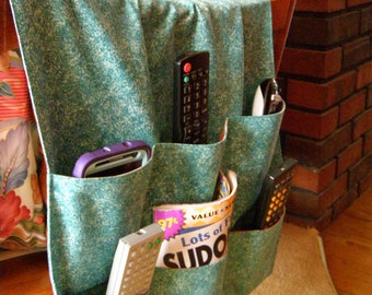 Remote Control Caddy 6 pocket Teal