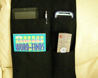 Remote/Electronics/Book/Gadget/Dorm Decor 4 pocket caddy Black