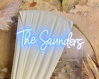 Benutzerdefinierte Hochzeit Neon Zeichen, LED Neonlicht, personalisierte Namen Zeichen, Hochzeit Neon Zeichen, Wandkunst, Wohnkultur, LED Neon Zeichen, Geschenk für Paare
