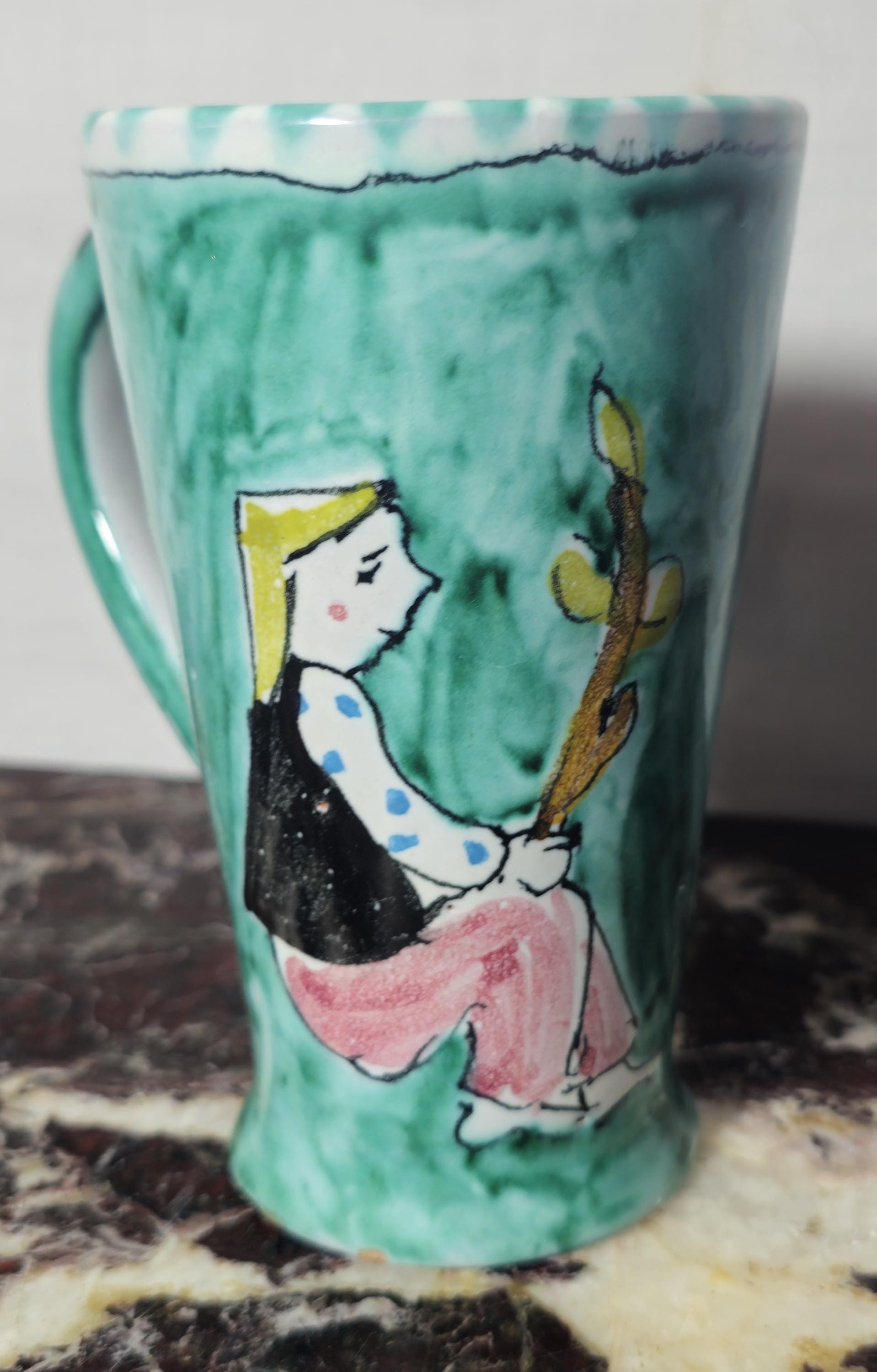 ヴィンテージ VIETRI ヴィエトリ 陶器 手描き 皿 プレート 4枚セット