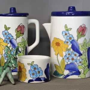 Diodoro Cossa , Ernestine – Set ceramica Salerno – Maiolica anni ’70 – Italian pottery