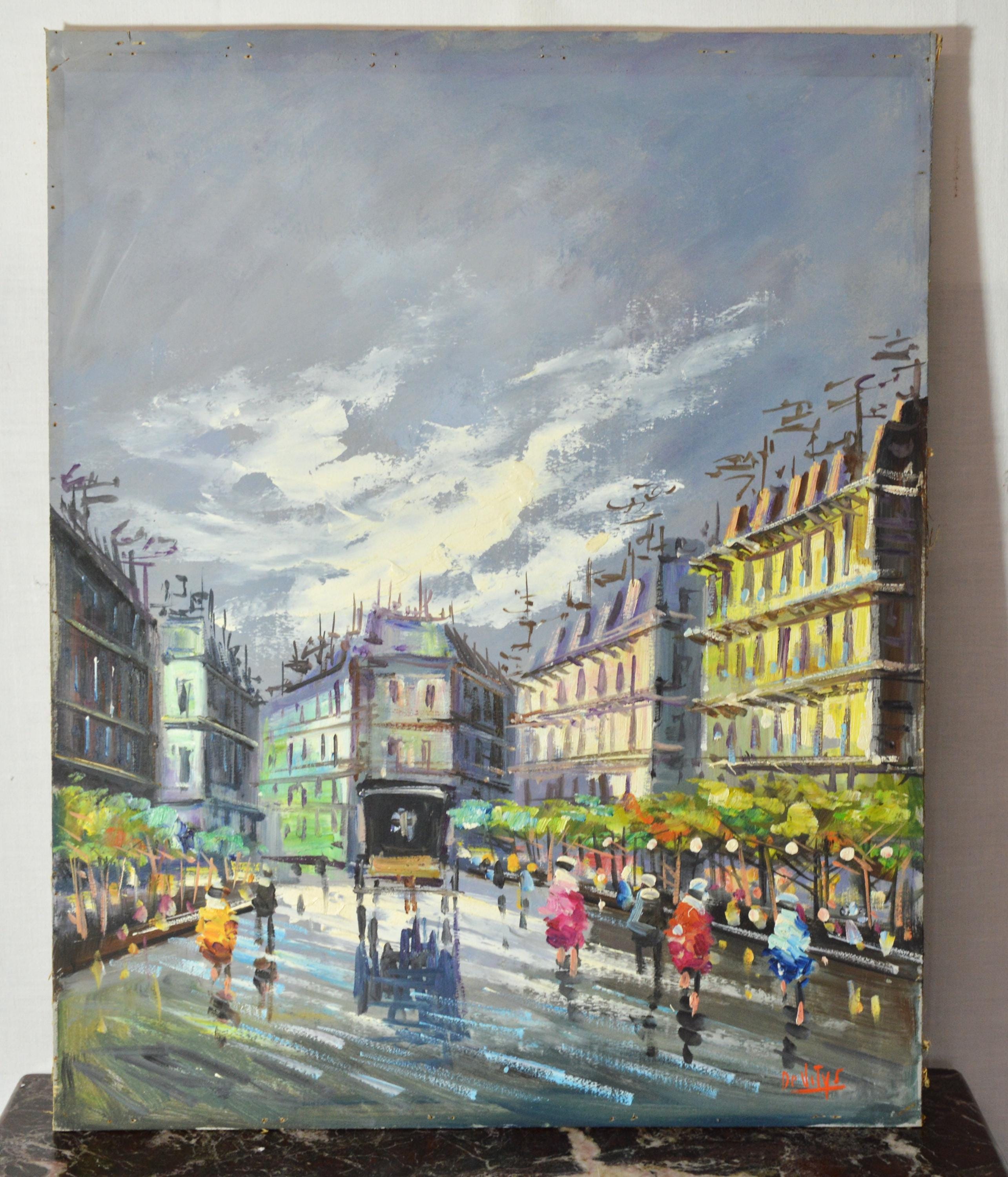 1970's Paris Oil Paintings - Etsy