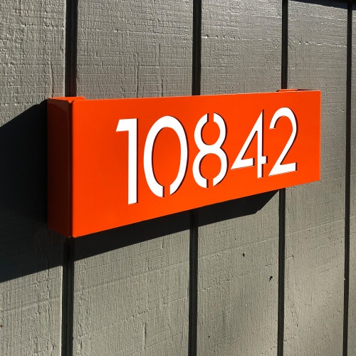 Large Modern House Numbers CUSTOM Modernist XL Address Sign Etsy
