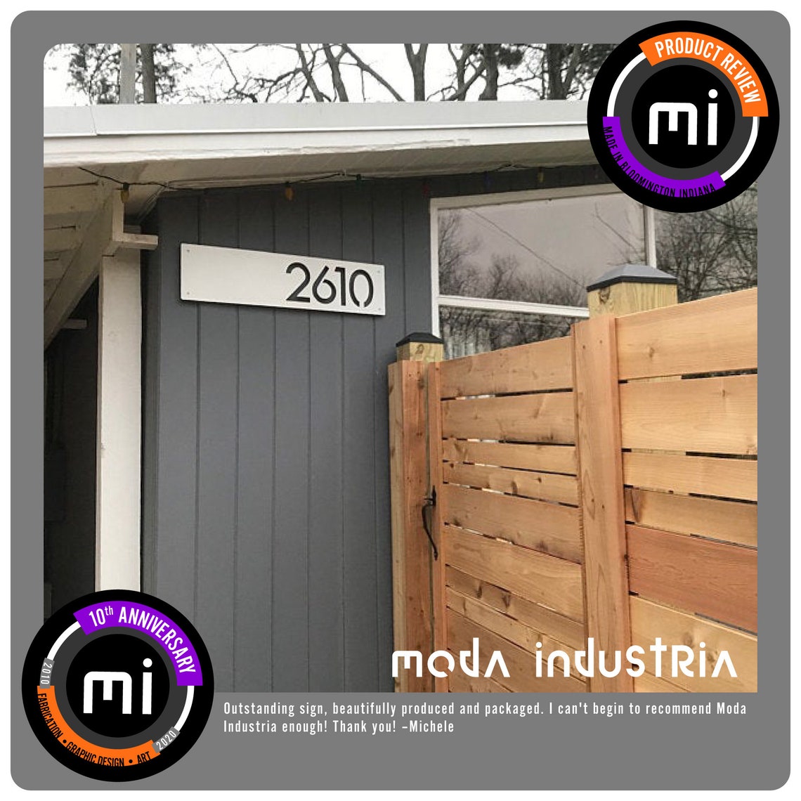 Large Modern House Numbers CUSTOM Modernist XL Address Sign Etsy