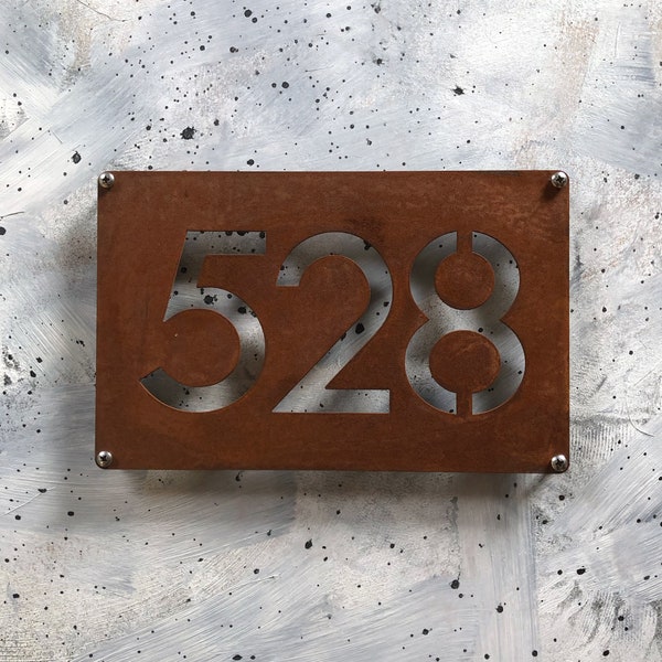 Rustic House Numbers - Etsy