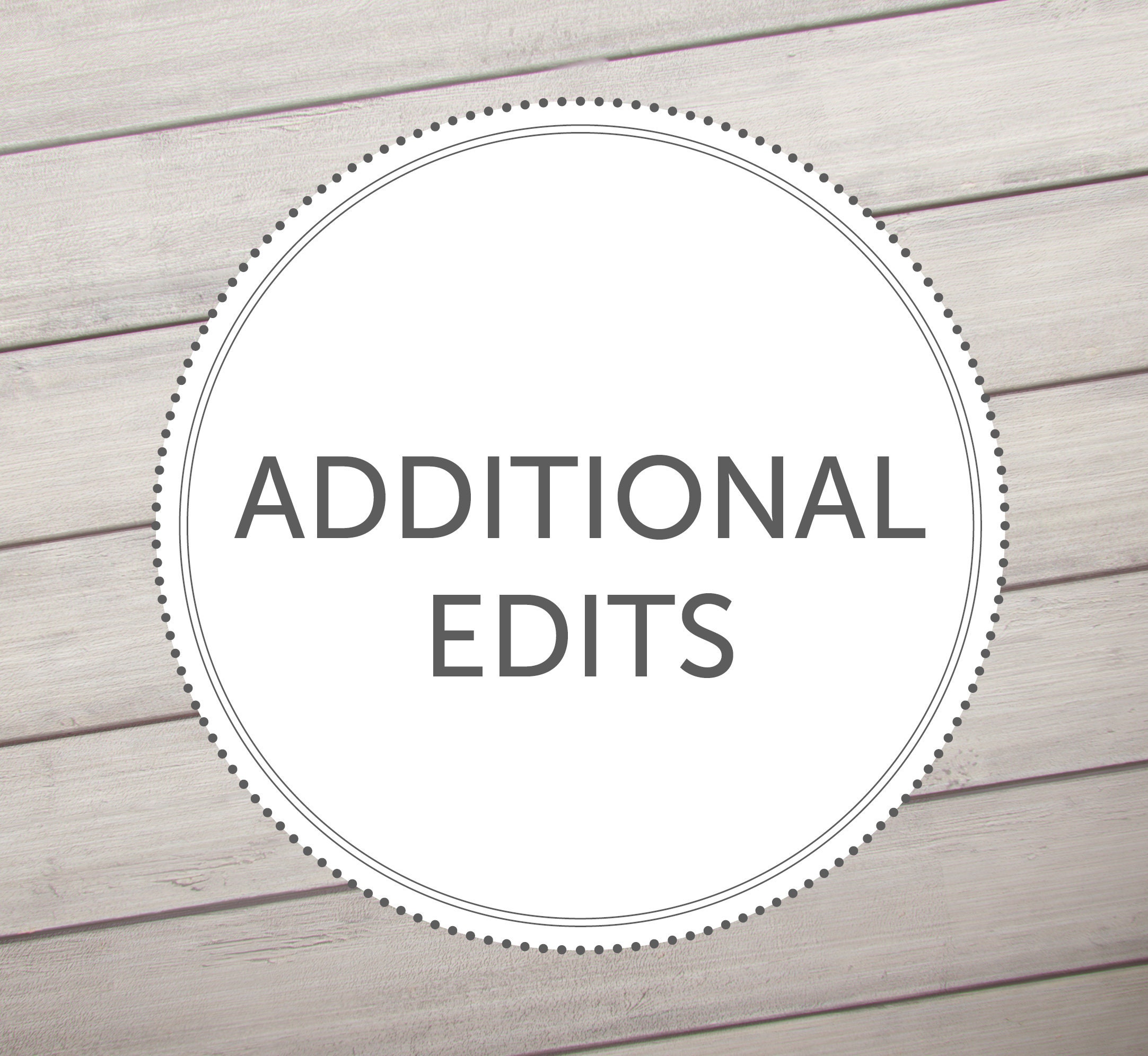 Additional Edits ADD ON