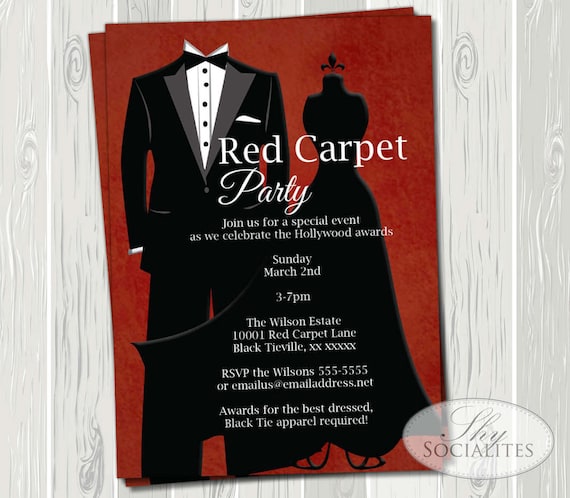 red carpet black tie dress code