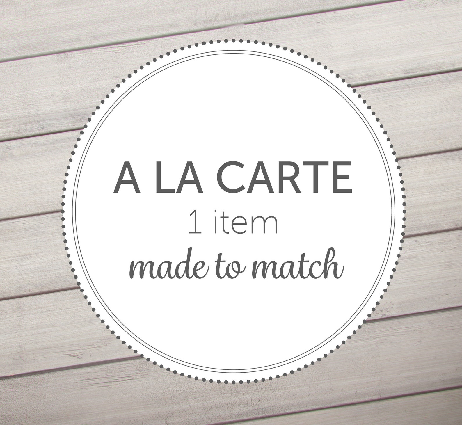 Make to print. Make to print