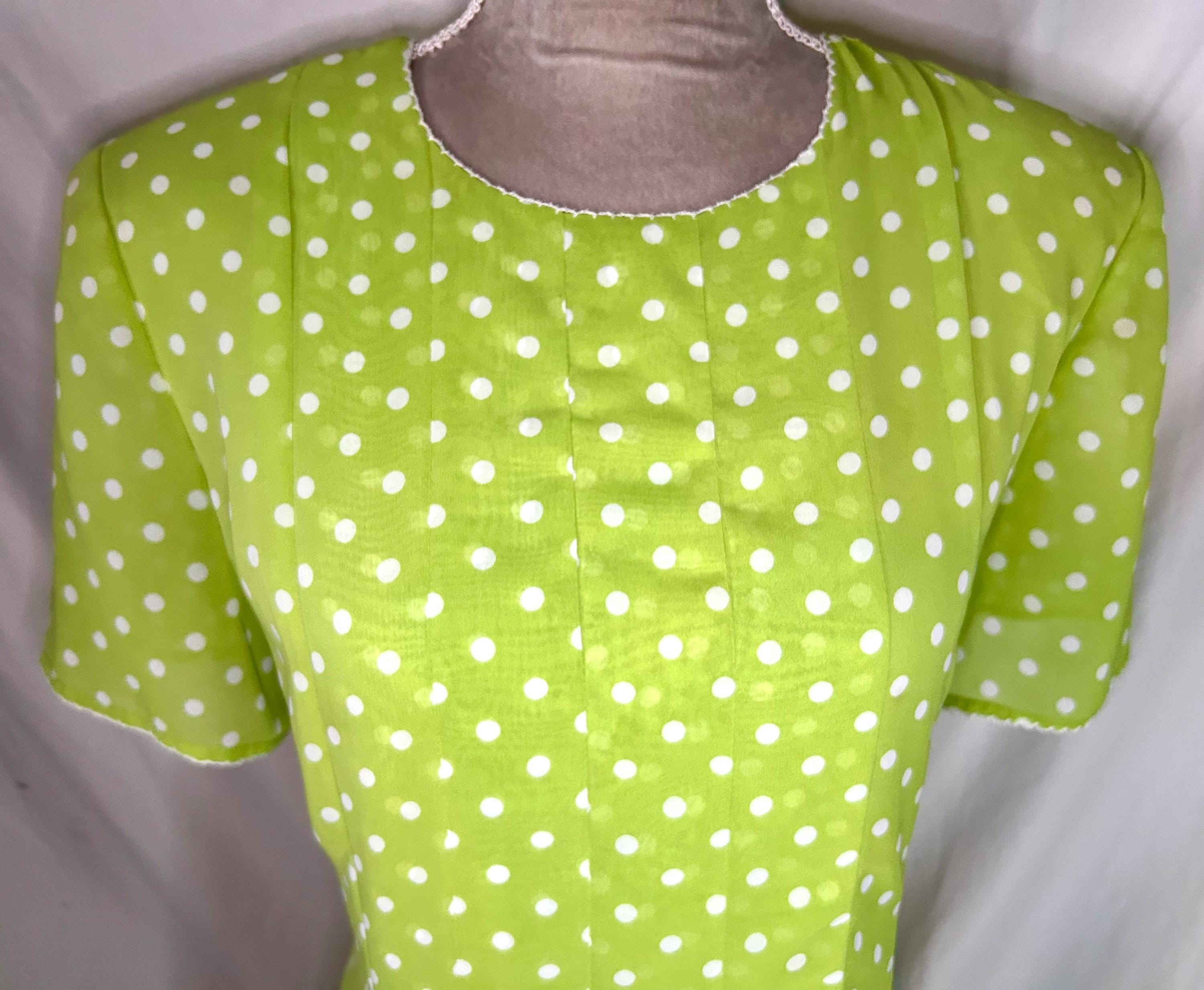 Lime Green Midi Dress - Etsy