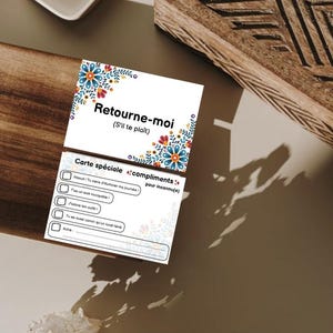 Carte spéciale compliments