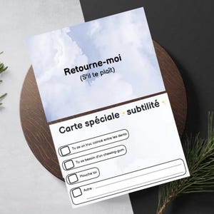 Carte spéciale subtilité