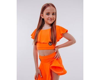 Orange Latin Dance Set