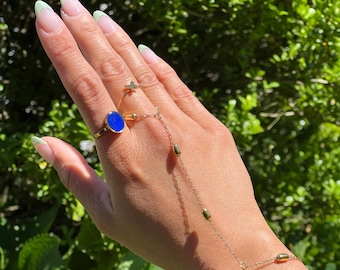 18K Gold Mood Ring – Color Changing Stainless Steel Boho Jewelry