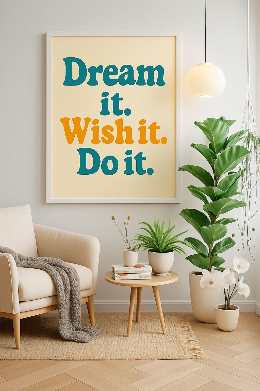 Impressão inspiradora e motivacional positiva - Citações de arte de parede sobre empoderamento - Afirmações positivas - Decoração de parede para escritório - Download digital