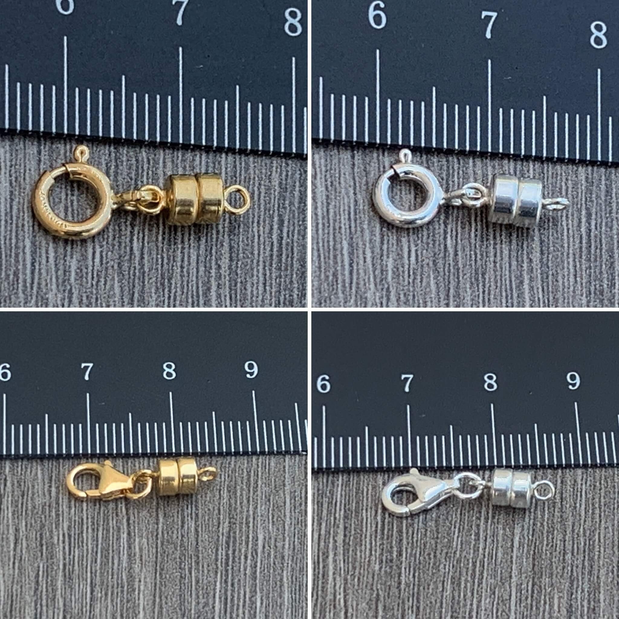 14K Yellow Gold Barrel Magnetic Clasp - RioGrande