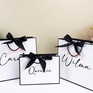 Personalized Birthday Gift Bag, Send Birthday Card, Name, Age, Year of Birth