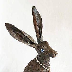 Lucky, Hare Sculpture: Art Exploring the Origins and Irony of Beliefs