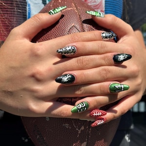 Philly eagles press ons