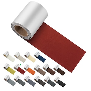 Leather Repair Patch Tape 3x60 inch, Strong Adhesion Backing Self Adhesive Vinyl and Leather Repair Kit for Couch, Car Seats, Boat Seats,