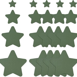20Pcs Down Jacket Repair Patches Waterproof Self Adhesive Pre-Cut Nylon Repair Patches Kit for Jackets Coats Clothing Tents Sleeping Bags,