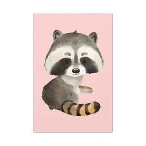 Baby Raccoon Nursery Art