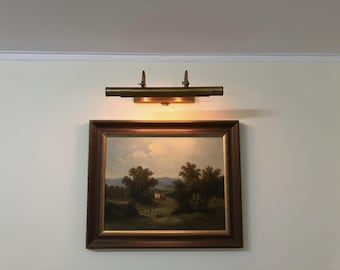 Antique Brass Picture Light  | Vanity Mirror Sconce | Bathroom Over-Mirror Lighting Fixture