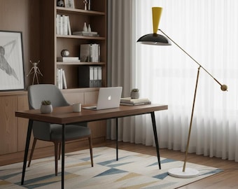 Vintage Mid-Century Modern Floor Lamp-Antique Lighting Fixture Decor Style Lamp