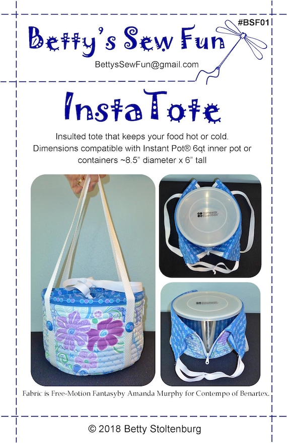 Instatote Insulated Carrier for Inner Pot of 6 Qt Instant Pot