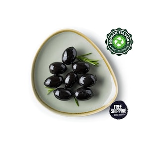 Griekse zwarte olijven met oregano: authentieke mediterrane snack