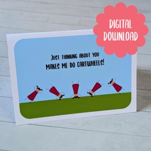 Thinking of You Card: Friendship Note (Digital Download)