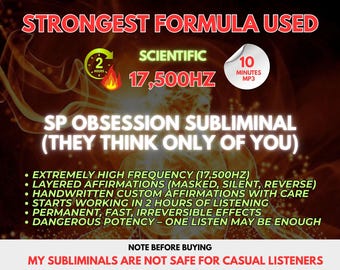 Obsesión subliminal SP (solo piensan en ti) Eliminador de bloqueos de audio, Resultados rápidos, paz emocional subliminal amor pareja