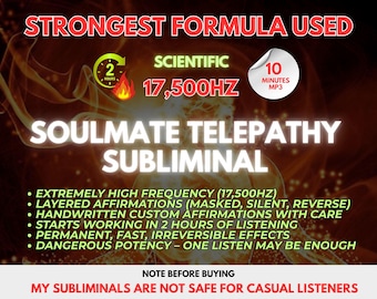 Eliminador de bloqueos de audio subliminal de telepatía de almas gemelas, resultados rápidos, paz emocional, amor subliminal para parejas