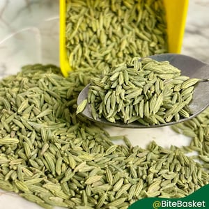 Fennel | Premium Fennel Seeds | Whole Natural Saunf | Fennel Tea and Cooking | Natural Mouth Freshener | Indian Spice | Bulk & Gift Packs