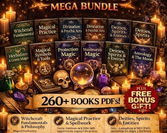 Paquete de Brujería Definitiva: Más de 260 libros electrónicos en PDF (Descarga digital)
