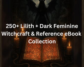 Livres électroniques Lilith & Dark Feminine Witchcraft : occultisme, démonologie, magie + journaux bonus (téléchargement numérique)