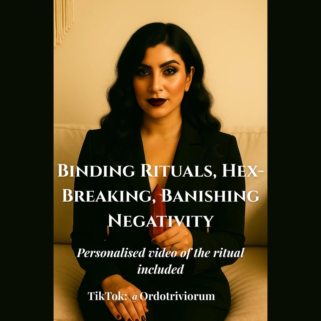 Binding Ritual, Hex Breaking, Banishing Negativity, Protection Spell ...