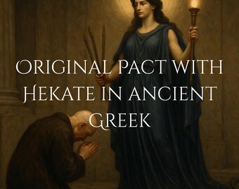 Hecate Devotional Pact Ritual: Ancient Greek Magick, Tarot Reading (PDF Guide Included)