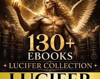 Luzifer Grimoire Seiten Druckbare PDF-Datei, Luziferian Witchcraft, Buch der Schatten, Hexenrituale, Gottheitsarbeit Morgenstern - Pocket Grimoire