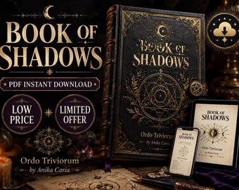 Libro de las Sombras: Grimorio Wicca de más de 2800 páginas (Descarga en PDF) Sin obsequio adicional