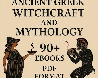 Stregoneria e mitologia greca antica / Oltre 90 eBook con download immediato, grimori, libri di incantesimi, magia greca