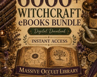 Ultimate Witchcraft Bundle: 6000+ PDF ebooks  (Digital Download)